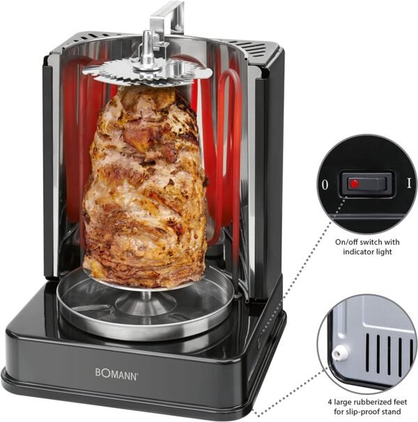 Multi-grill vertical Bomann