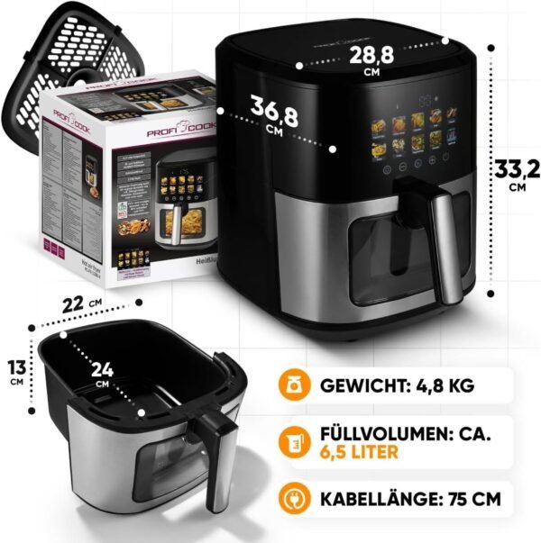 Air fryer Proficook 6.5L - Image 4