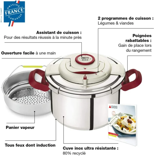 Cocotte-minute Seb 4.5L Clipso+ Precision - Image 2