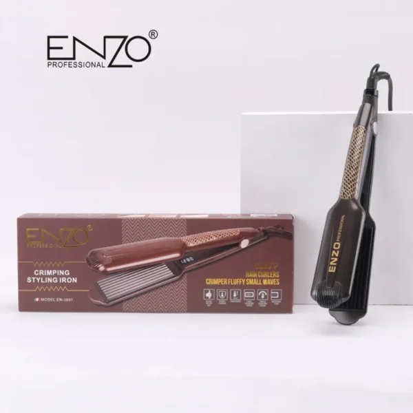 Lisseur Enzo Ceramic Glaze Widened Panel Hair Straightener - Image 3