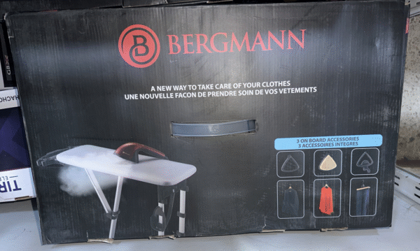 Defroisseur Vapeur Bergmann avec une table intégrée (3accessoires) - Image 2