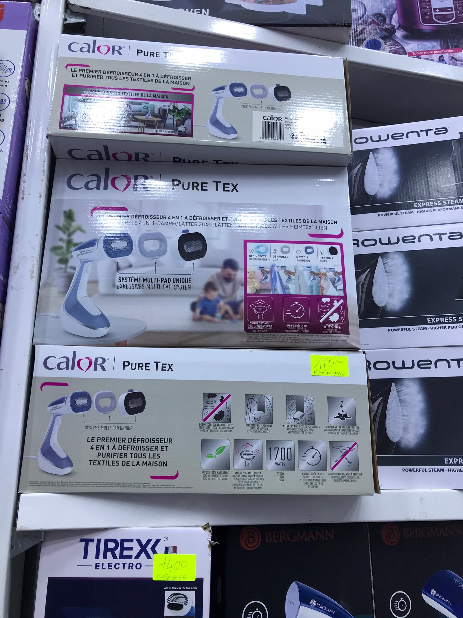 Defroisseur à main Calor 4en1 1700W Pure Tex - Image 5
