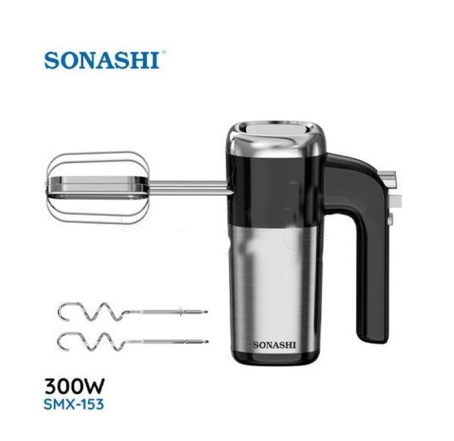 Batteur Mixeur 2en1 Sonashi 5vitesse 300W