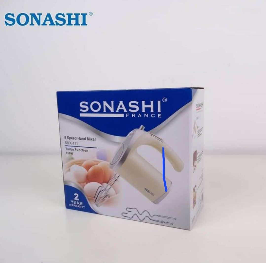 Batteur Mixeur Sonashi 5 Vitesse 150W - Image 3